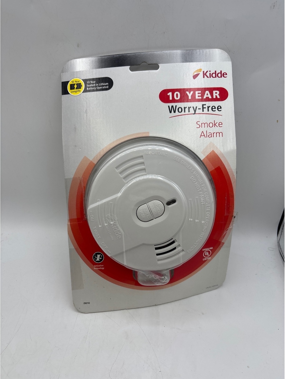 Kidde 10 Year Worry-Free Smoke Alarm open